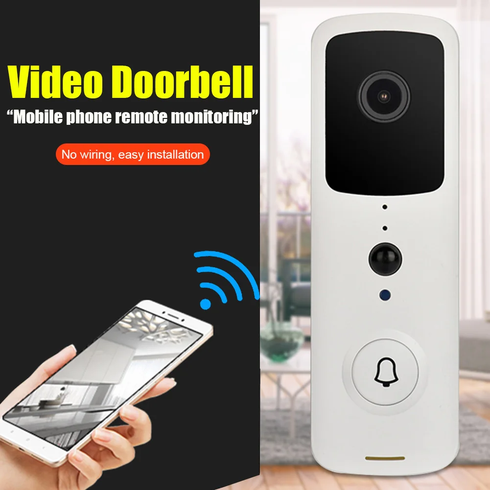 Видеозвонок HD 720P с пассивным ИК датчиком движения и поддержкой Wi Fi|Дверной