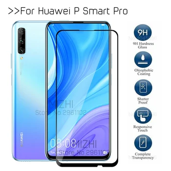 Перейти на Алиэкспресс и купить Защитное стекло psmart pro для huawei p smart pro 2019 плюс закалённое защитное стекло на huwei psmartpro stk-l21 Защитная пленка для экрана 6,59