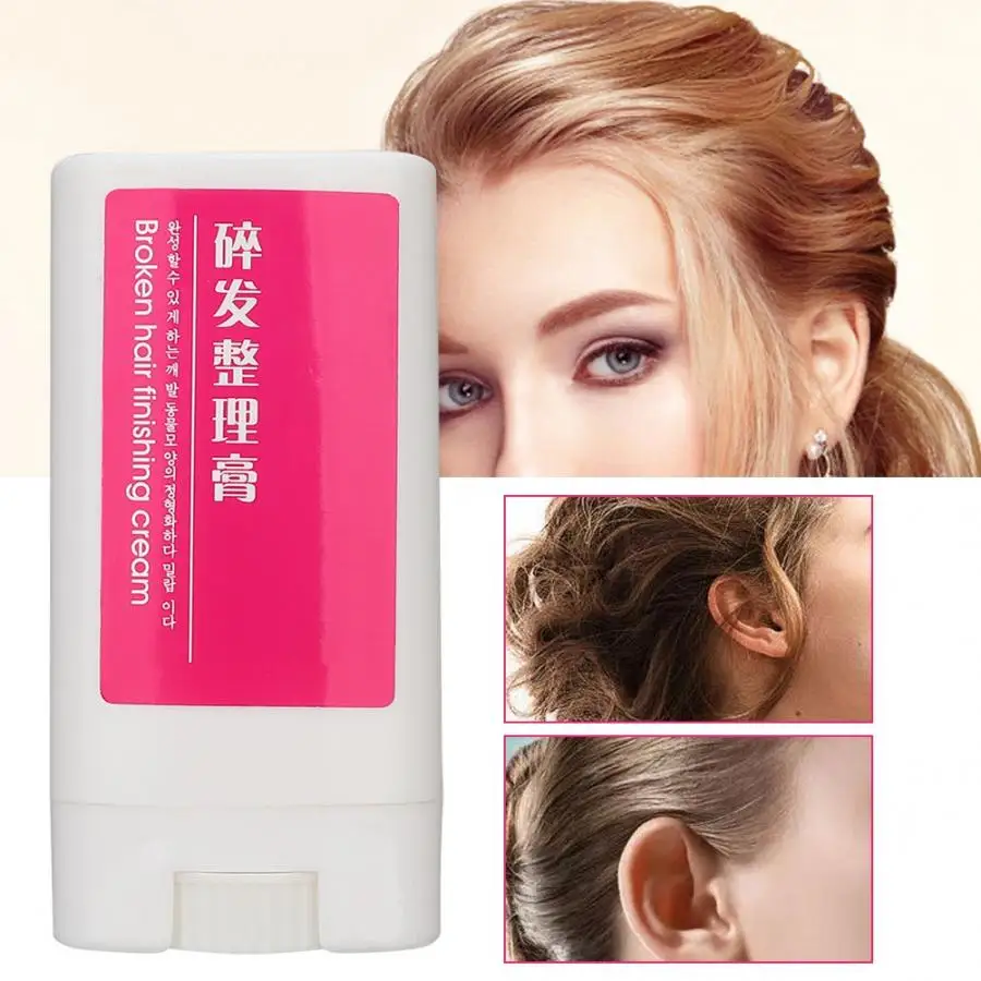 

Unisex Portable Broken Hair Finishing Wax Stick Edges Hair Gel Long-lasting Modeling Hair Wax Cream for Men and Women
