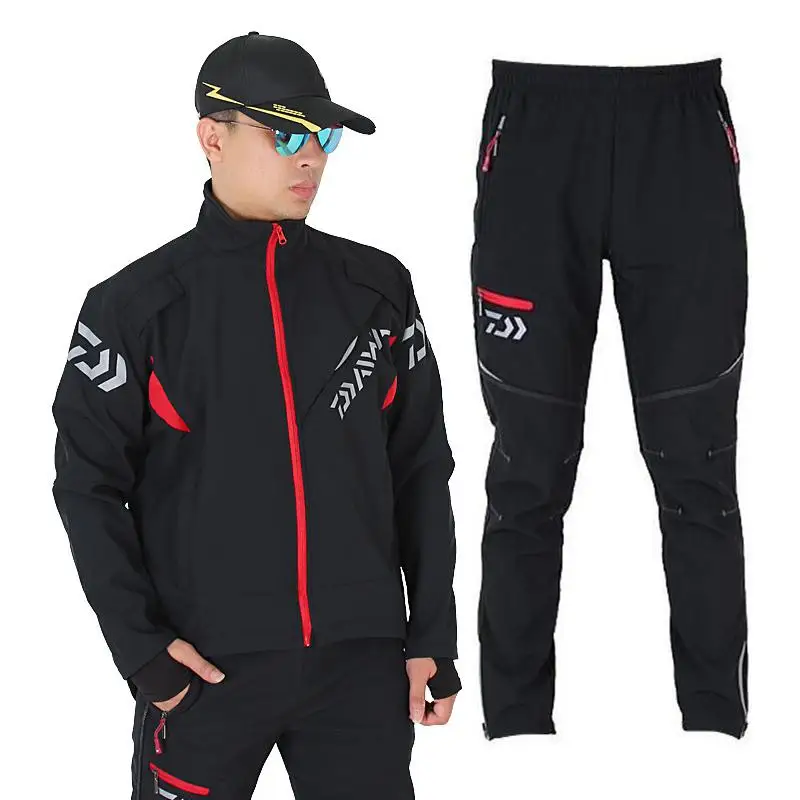 

2019 New Jacket Fishing Clothing Sports Winter Outdoor Quick Drying Thicken Jacket Pants Waterproof Man Waterproof Fishing Suit
