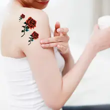 

50% Hot Sale Waterproof Flower Pattern Transfer Tattoos Stickers Sexy Body Art for Unisex