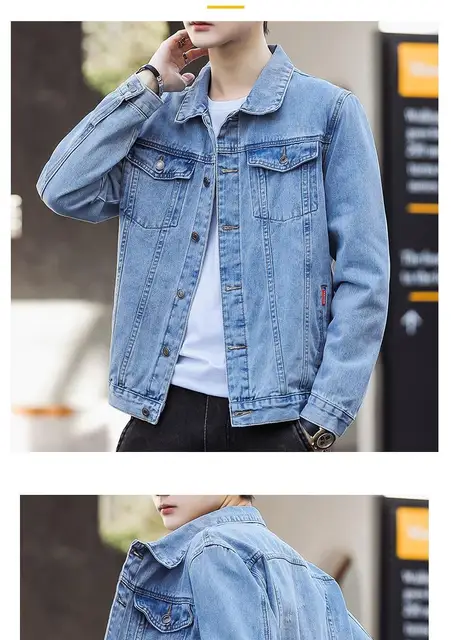 Denim Jacket Mens Loose Jacket Handsome Wild MensAFLV 2019 New Youth  Shirt Trend Fashion From Ys199063, $69.6