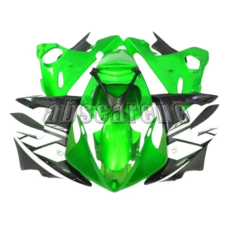 Gloss Green Flat Black ABS Plastic Full Fairings For Yamaha YZF600 R6 2003 2004 2005 YZF R6 03 05 Injection Motorcycle Bodywork