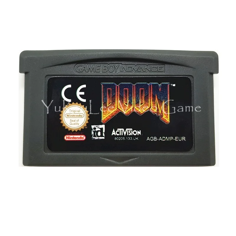 Doom Серия 32 бит видеоигры картридж консольная карта для nintendo GBA серии консолей английский язык - Цвет: Doom EU