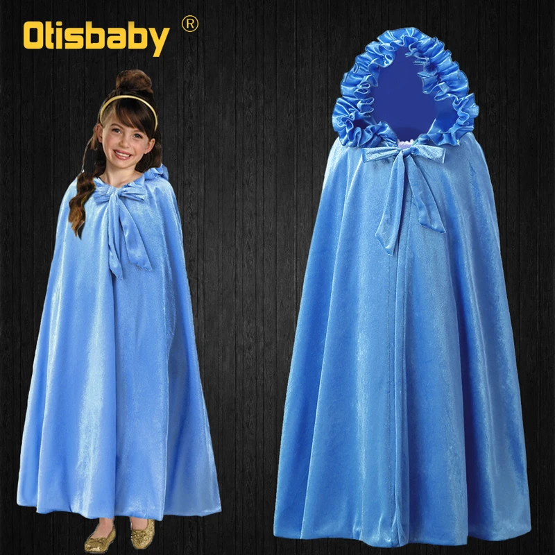 Long Cloak Снежная королева 2 белое платье для девочки с изображением принцесс Анны и Эльзы на Хэллоуин, костюм для мальчиков и девочек детская Рождественская Детская одежда для маленькой девочки, рождественскую тематику, раздел-детское праздничное платье - Цвет: Long Cloak
