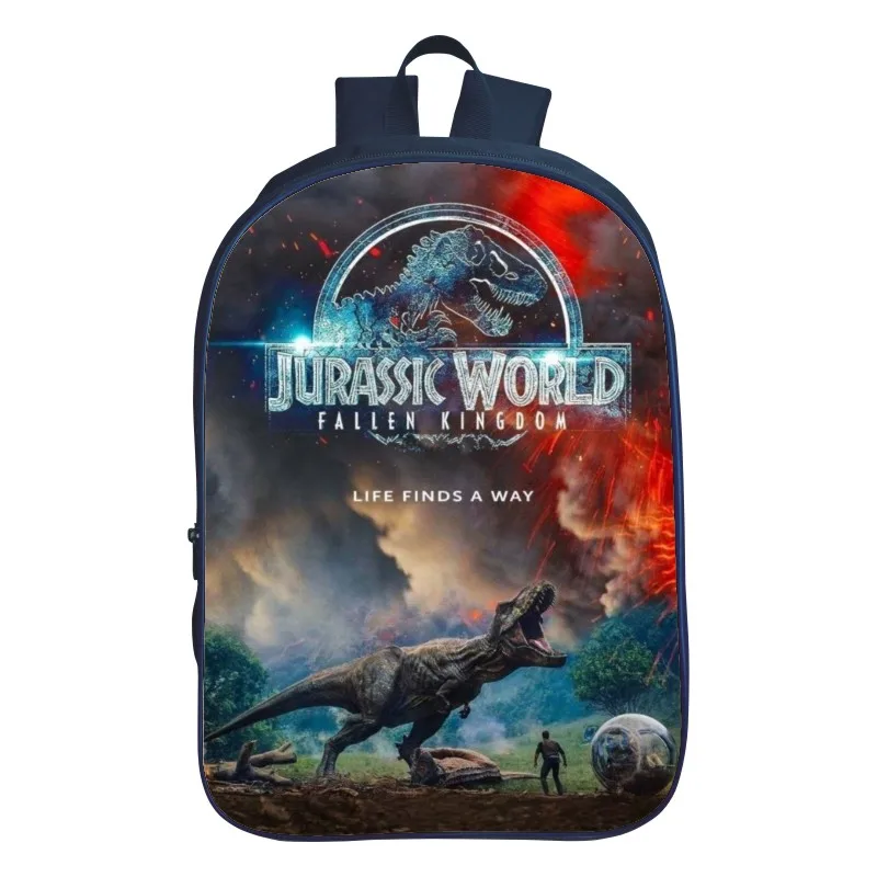 Kids Kindergarten Backpack Start School Gift Children Cartoon Anime Rucksack Knapsack 16 Inch Dinosaur 3D Print Schoolbag