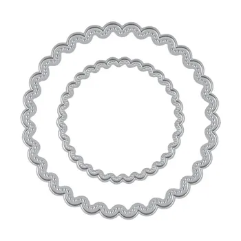 

DiyArts Geometric Dies Scrapbooking Cut Die Circle Knives Mold Cutter Making Cards Decorative Embossing Craft Stencil Templates