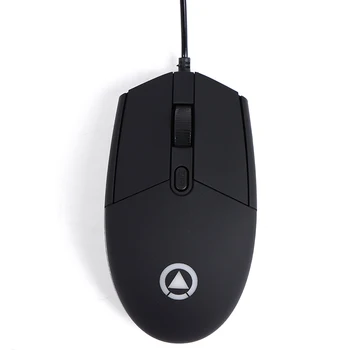 

V6 USB Wired Mouse LED Colorful Breathing 1600DPI Optical Computer Mini Mouse For PC Laptop Office Mice