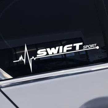 

2PCS Car Stickers Side Window Decor Reflective Vinyl Decals For Suzuki Swift Sport Styling Auto Window Trim PVC Car Accessories