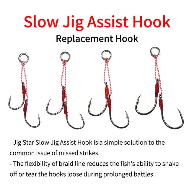 Assist Hook Jigging, Fishing Split Ring