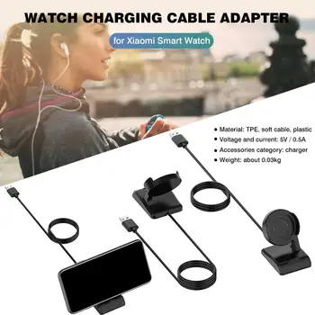 

2-In-1 Smart Watch Charging Cable Mobile Phone Stand Holder Bracelet Charger Adapter For Xiaomi Color Smartwatch Accessories
