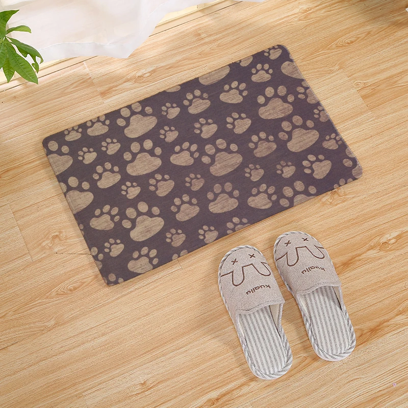 

Geometry Pattern Print Home Mat Kitchen Carpet Non-slip Bath Mats Bed Front Mats Floor Mat kitchen Rug 80CM