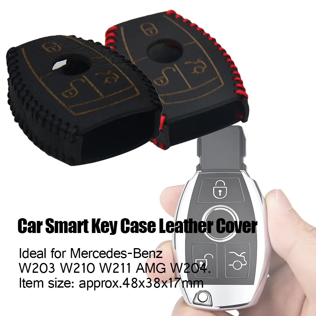 Extremely Light Car Smart Key Case Leather Cover Perfect For Protecting Your Key From Damage Leather Hand Sewing Durable