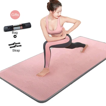 

185cm Edge-covering Yoga Exercise Mat Thicken Widening Women Non-slip Yoga Pilates Dance Fitness Pad Gym Home Fitness Beginners
