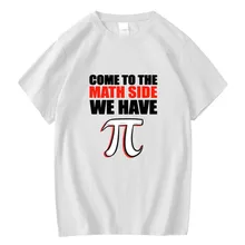 

Men's Top Short Sleeve Math Print Men T Shirt Casual Street Style T-Shirt Cool Funny Loose Tops Tee Shirts