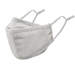 Stylish Reusable & Washable Cotton Face Mask - Solid & Floral Prints, Unisex Earloop Design - >8Y (Adult B5)