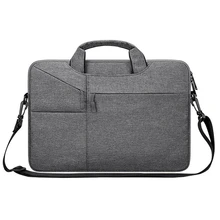 Сумка через плечо из водонепроницаемой ткани Оксфорд для Mackbook Xiaomi lenovo Hp чехол для ноутбука сумка для ноутбука(темно-серый+ 15,6 дюйма