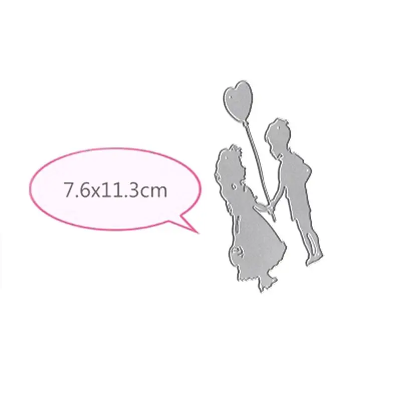 

Children Balloon Metal Cutting Dies Stencil DIY Scrapbooking Album Stamp Paper Card Embossing Decor Craft