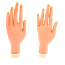 Гибкие мягкие пластмассовые руки Модель флекционный Манекен Поддельные руки ногти аксессуары могут сгибать лак для ногтей Набор для дизайна ногтей пластик