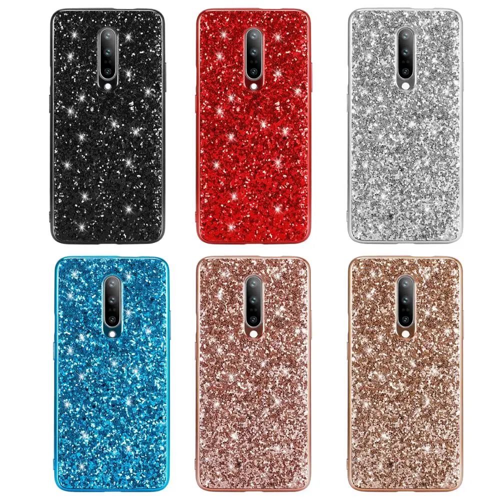 NTSPACE роскошный блестящий чехол для телефона Oneplus 6 6T Блестящий противоударный 7 Pro