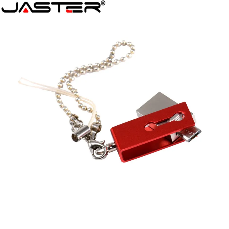 Металлический USB флеш накопитель JASTER OTG 2 0 64 ГБ 16 высокоскоростная карта памяти 32