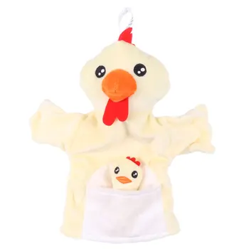 

1PC Plush Doll Appeasing Toy Baby Finger Cover Soothing Toy Parent-child Interaction Hand Puppets Educational Comfort Finger Cov