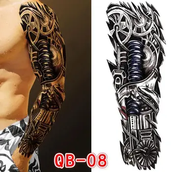 

Full Arm Tattoo Sticker Waterproof Flower Arm Full Arm Tattoo Big Picture Sticker