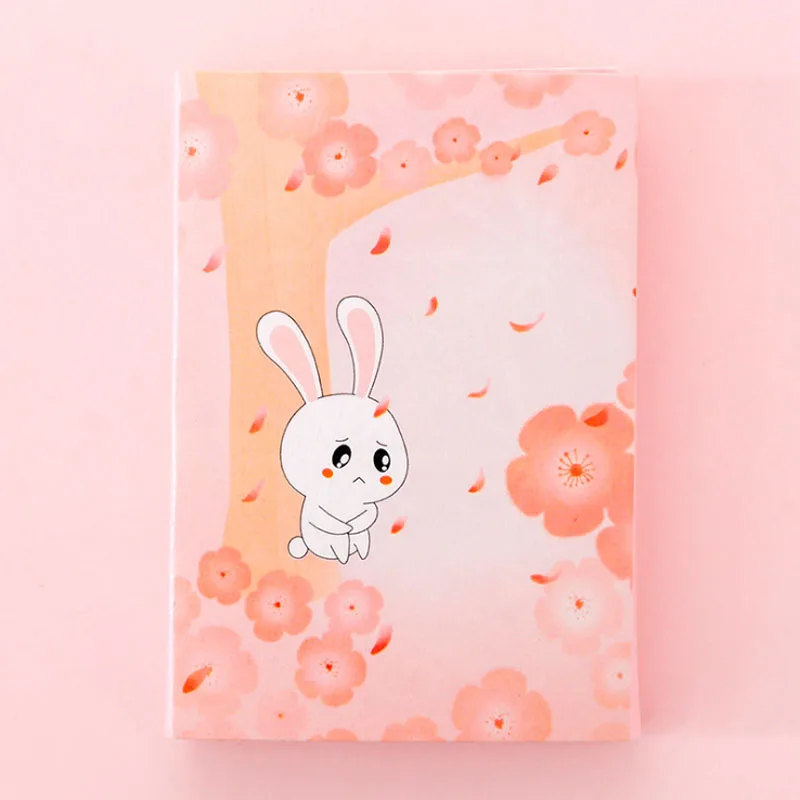 1pack/lot Kawaii Cartoon Rabbit Note Stickers Cute Memo Stickers Planner Stickers Study Office Supplies Sticky Notes Party Gift