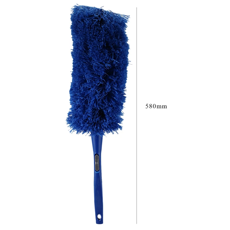 Волшебная мягкая микрофибра для очистки пыли пылеочиститель ручка перо статический анти(синий