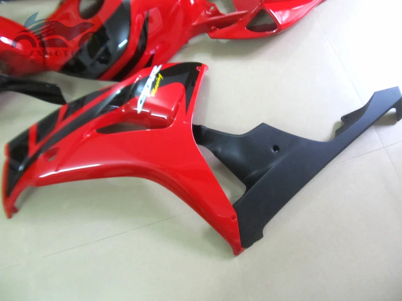 Высококачественный Комплект обтекателя впрыска, пригодный для Honda CBR1000RR 2006 2007 CBR 1000RR 06 07 красный черный послепродажный обтекатель комплекты XY46