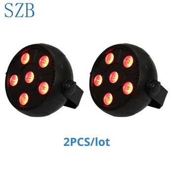 

2pcs SZB 6W 3in 1 RGB LED Par Light for family birthday party Good for DJ/SZB-PL0601