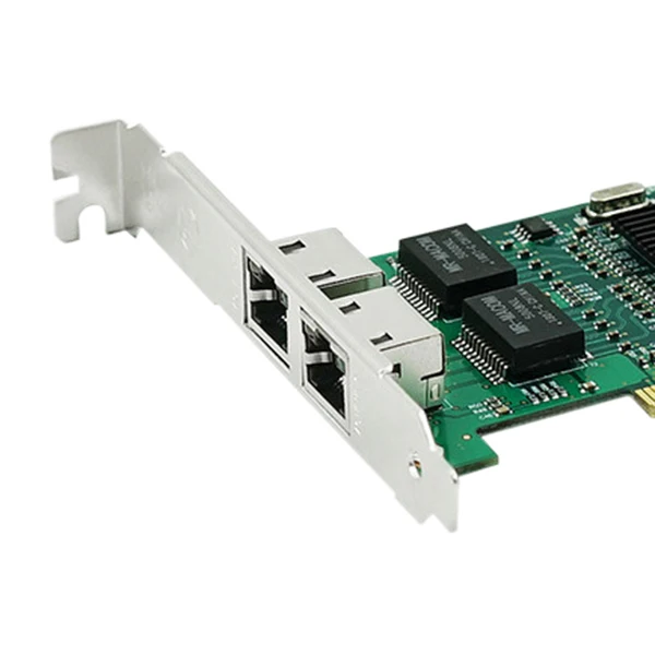 Pci двойной Rj45 Порты и разъёмы Gigabit Ethernet Lan сетевая карта 10/100/1000 Мбит/с для Intel