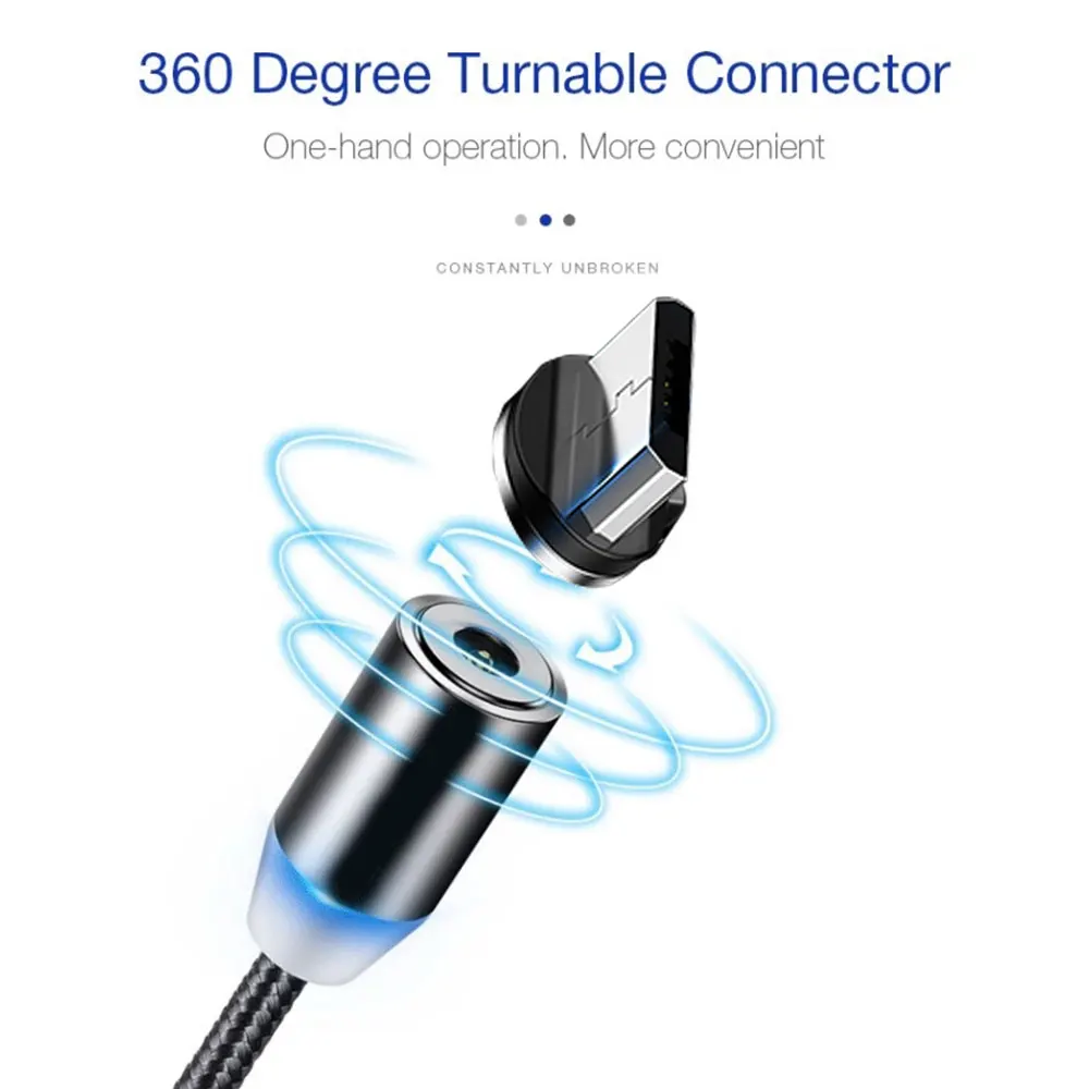 Магнитный кабель USB type C type-C для зарядки USB C Магнитный кабель Micro USB шнур для мобильного телефона для huawei samsung(N0911