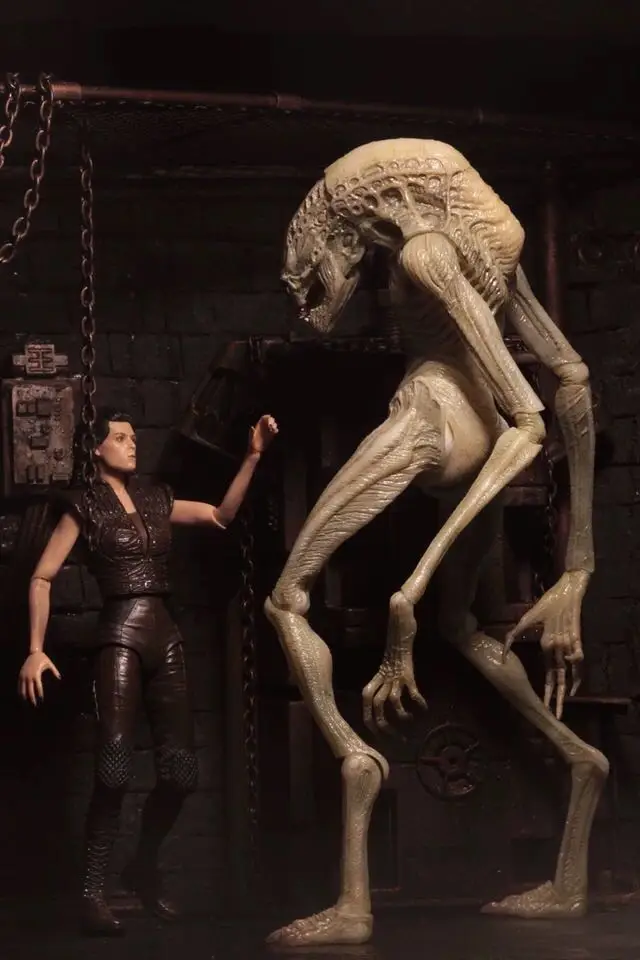 18 см Оригинальная фигурка NECA Alien Resurrection Deluxe Новорожденные инопланетяне против Хищника фигурка игрушки кукла подарок