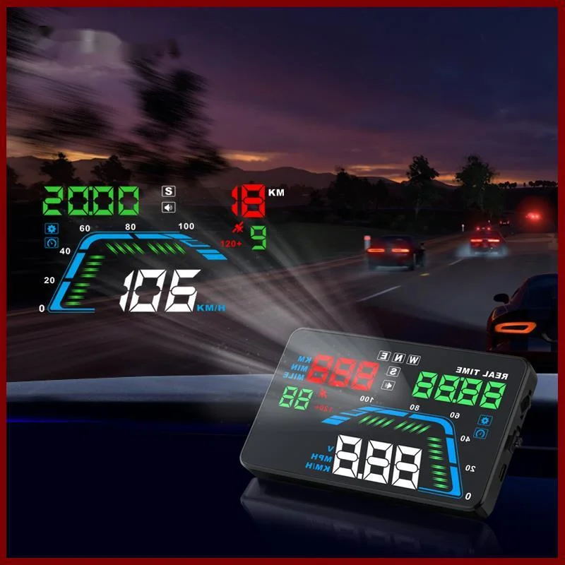 OHANEE- 5.5 ġ Q7 HUD ÷, ڵ ڵ ӵ HUD GPS ӵ     HUD OHANEE