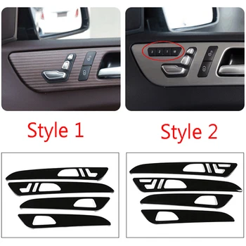 

Car ABS Black Interior Door Decoration Panel Cover Trim For Mercedes Benz GLE GLS ML GL Class GLS320 400 2013-2019 Accessories