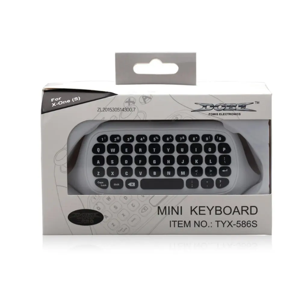

TY-64TYX-586For Xbox One S Chat pad Mini Gaming Keyboard Wireless Chat Message KeyPad with Audio/Headset Jack for Xbox One
