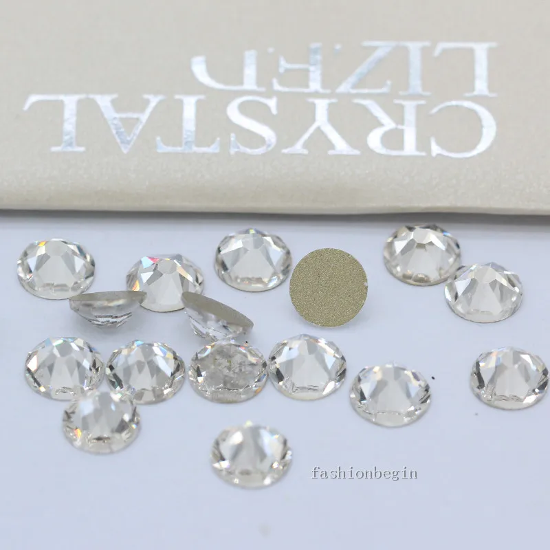 Топ 6A 16 (8big + 8 small) граненые огранки без горячей фиксации flatback кристально чистые