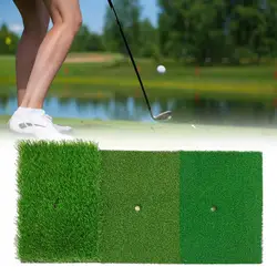 3-in-1 Golf Hitting Mat Practice Training Lawn Indoor Outdoor -turf Golf Pads For Outdoor Exercise Sport Ornament 30x60c J7g0