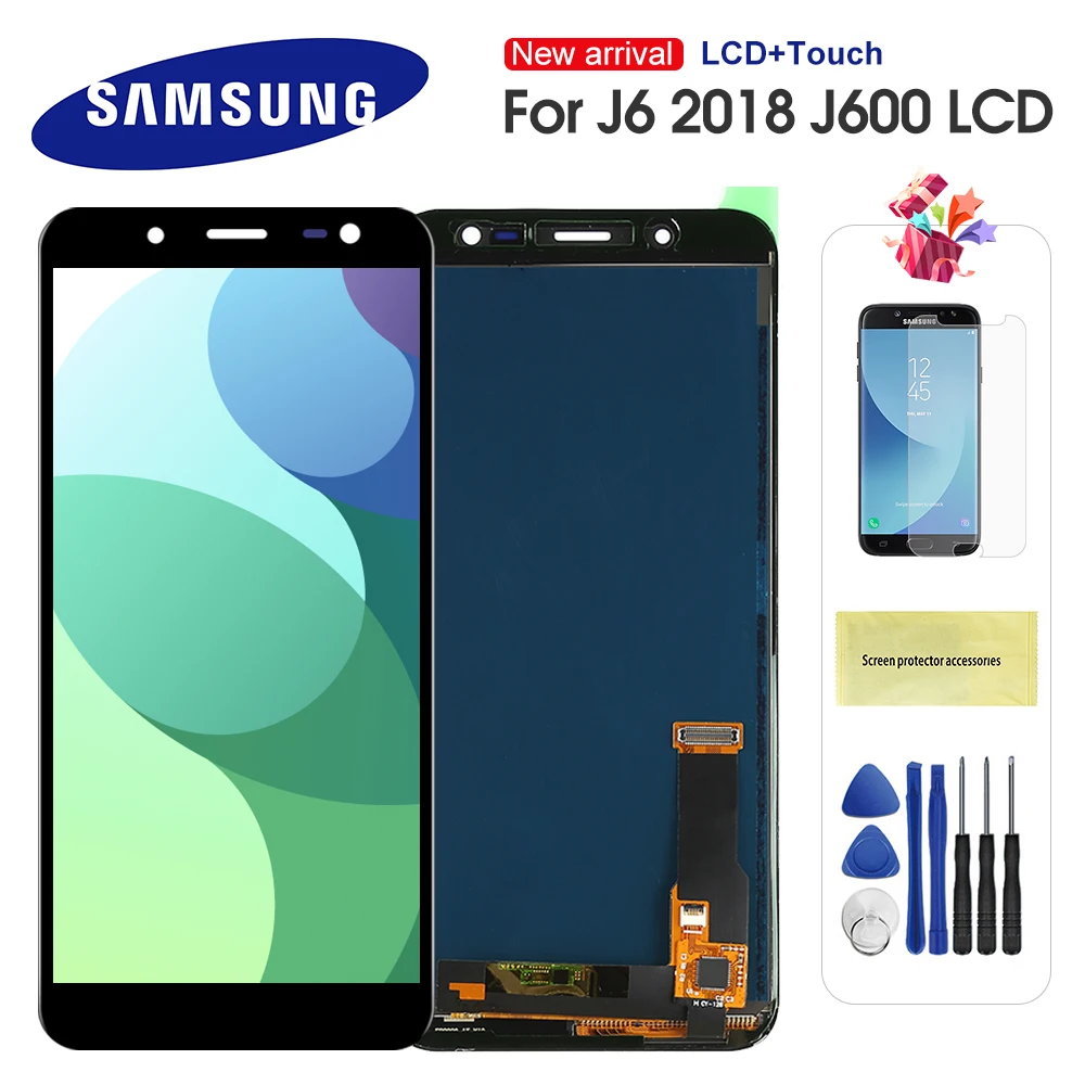 

LCD J6 For Samsung Galaxy J6 2018 J600 J600F J600Y LCD Display Touch Screen Digitizer Assembly Replacment Can Adjust Brightness