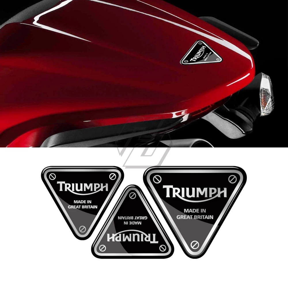 3D чехол наклейка для мотоцикла Triumph Tiger 800 Daytona 675 675R из полиуретана|Наклейки и
