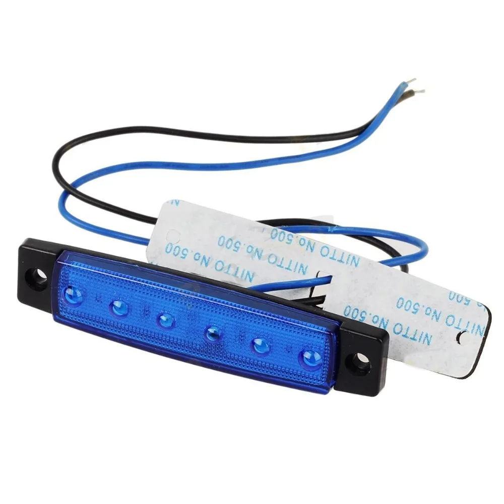 Car External Lights LED 12-24V 6 SMD LED Auto Car Bus Truck Lorry Side Marker Indicator low Led Trailer Light Rear Side Lamp Car External Lights LED 12-24V 6 SMD LED Auto Car Bus Truck Lorry Side Marker Indicator low Led Trailer Light Rear Side Lamp