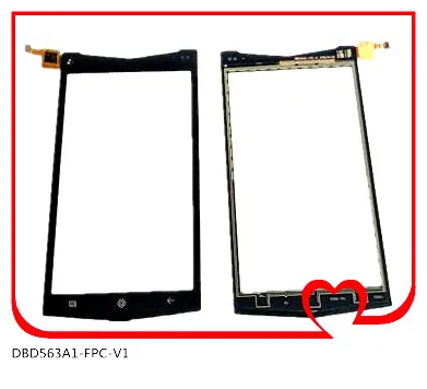 Для DBD563A1-FPC-V1 сенсорный экран дигитайзер сборка+ Инструменты