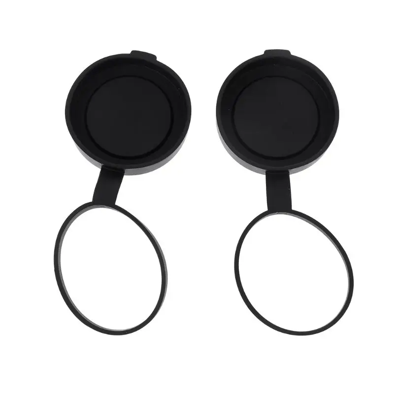

OOTDTY 2 pcs Binoculars Protective Rubber Objective Lens Caps 42mm for Telescope with Outer Diameter 52-54mm