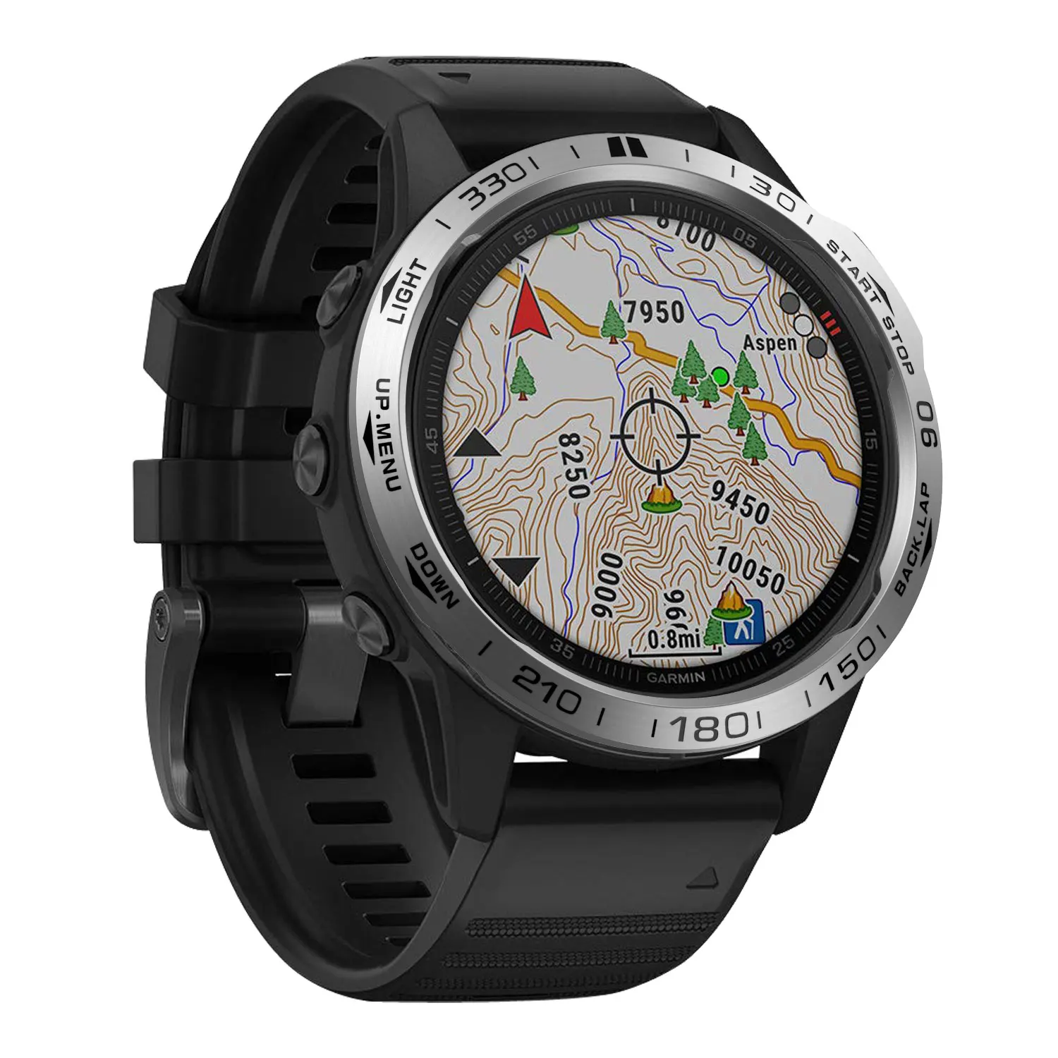 Стильный ободок-кольцо для Garmin Fenix 6/6 pro/Fenix 6 sapphire, умный Браслет, кольцевой чехол, защитная крышка, металлический чехол от царапин