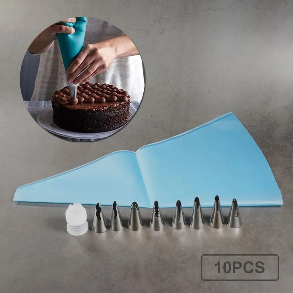 1 Set Stainless Steel Artistic Pastry Nozzles Tip Tube Wedding Cake Baby Skirt Dress Decorating Tools | Дом и сад