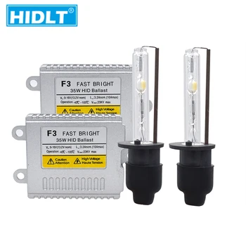 

HIDLT Original Cnlight HID Headlight Kit Xenon H1 H3 H7 H11 9005 9006 D2H 4300K 5000K 6000K 35W Auto Headlamp Bulb Ballast Kit