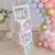 FENGRISE Alphabet Custom Transparent Box Baby Shower Boy Girl Wedding 1st Birthday Party Decoration Kids BabyShower Balloon Box