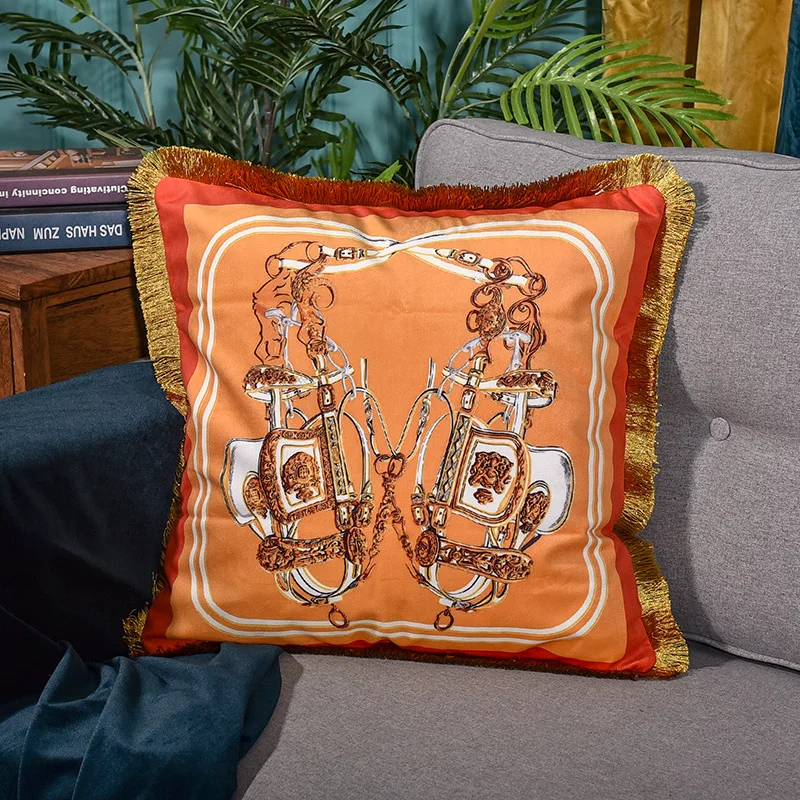 Европейский Роскошный Королевский Декор Cojines Decorativos Para Sof Наволочка Чехол для подушки высококачественный французский итальянский дизайн прочный - Цвет: 22