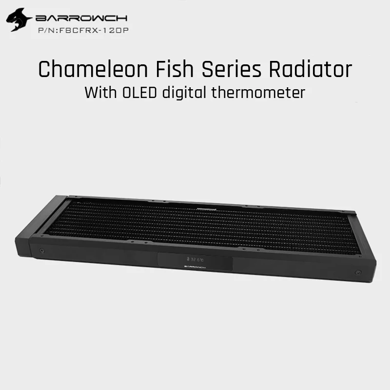 Barrowch FBCFRX 360 Хамелеон рыбы модульный мм радиатор с oled дисплеем акриловый/POM
